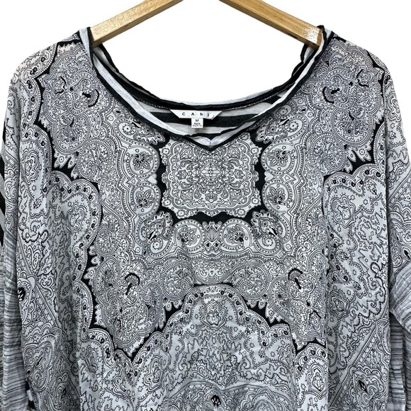 Cabi Style 347 Silk Scarf Blouse, Medium - Picture 5 of 8